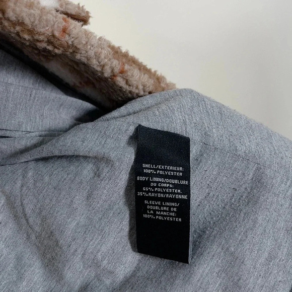 7 For All Mankind  Brown Teddy Crop Jacket - Picture 10 of 15